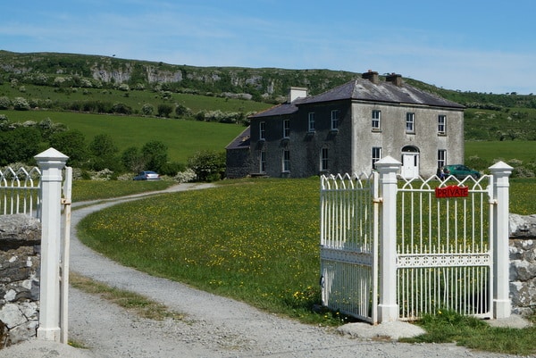 The fictional scene of Craggy Island that is the setting of Father Ted. 