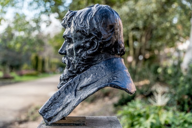 A bust of George William Russell, one of the best Irish poets of all time. 
