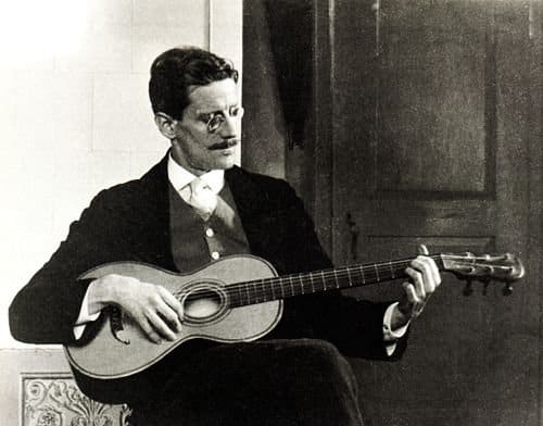 James Joyce, one of the best Irish poets of all time. 