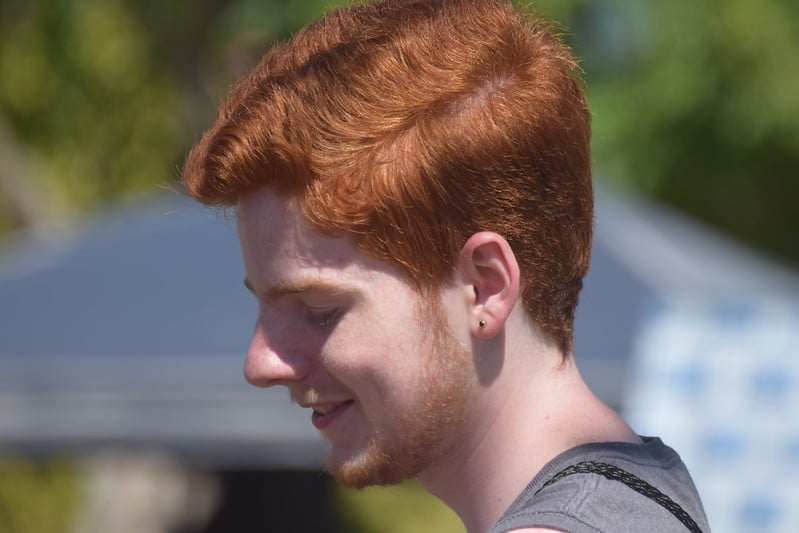 Redheads are pretty rare, and special – a one of a kind.
