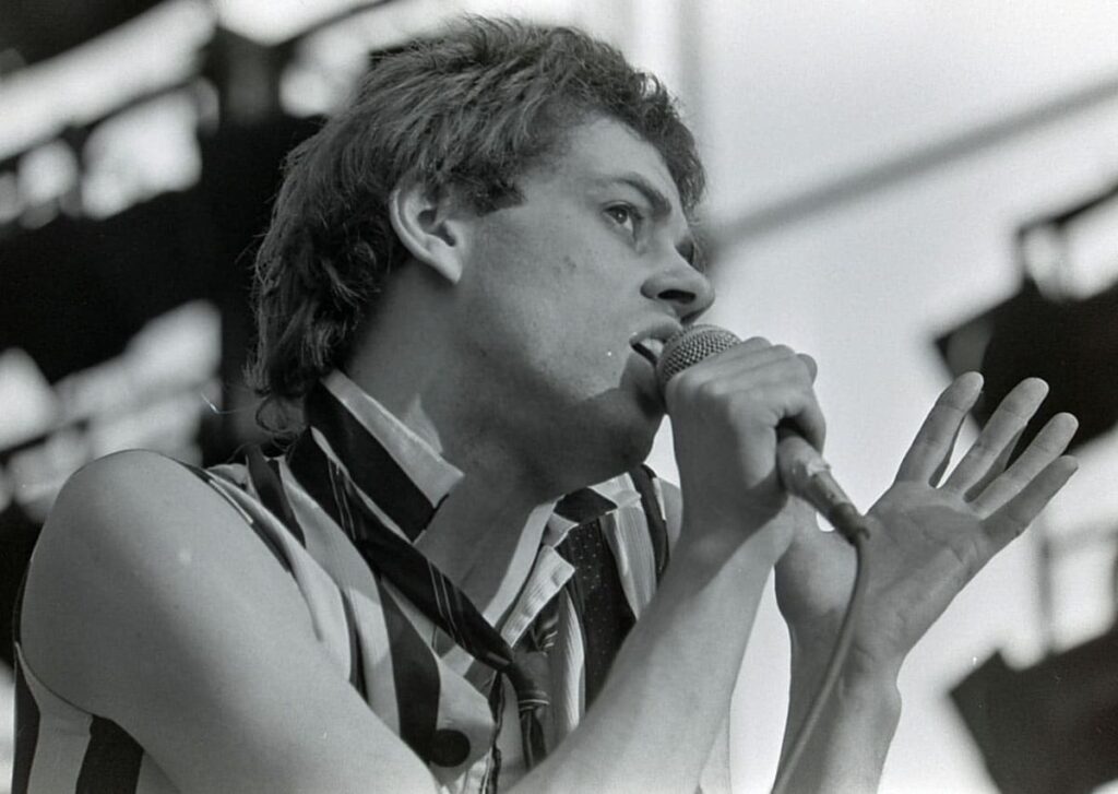 The Boomtown Rats were one of the biggest acts that Luke Eric photographed during his career. 