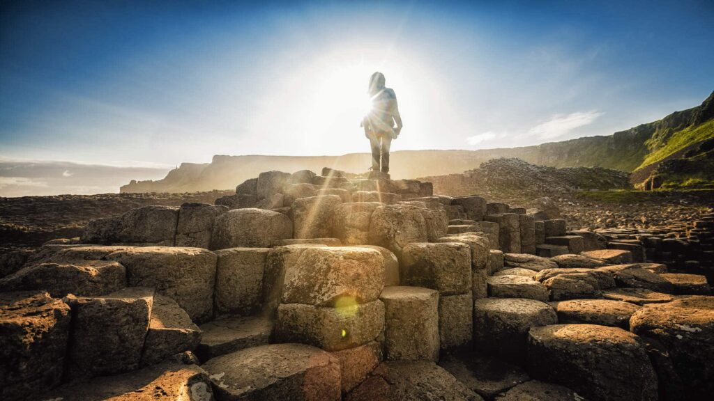 Visit the Giant's Causeway in County Antrim.