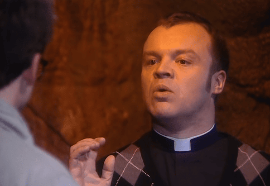 One of the best cameos from Father Ted was Graham Norton.