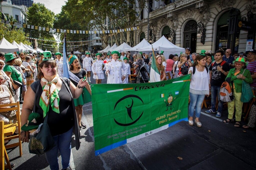 Argentina has the largest St. Paddy's Day celebration in South America.