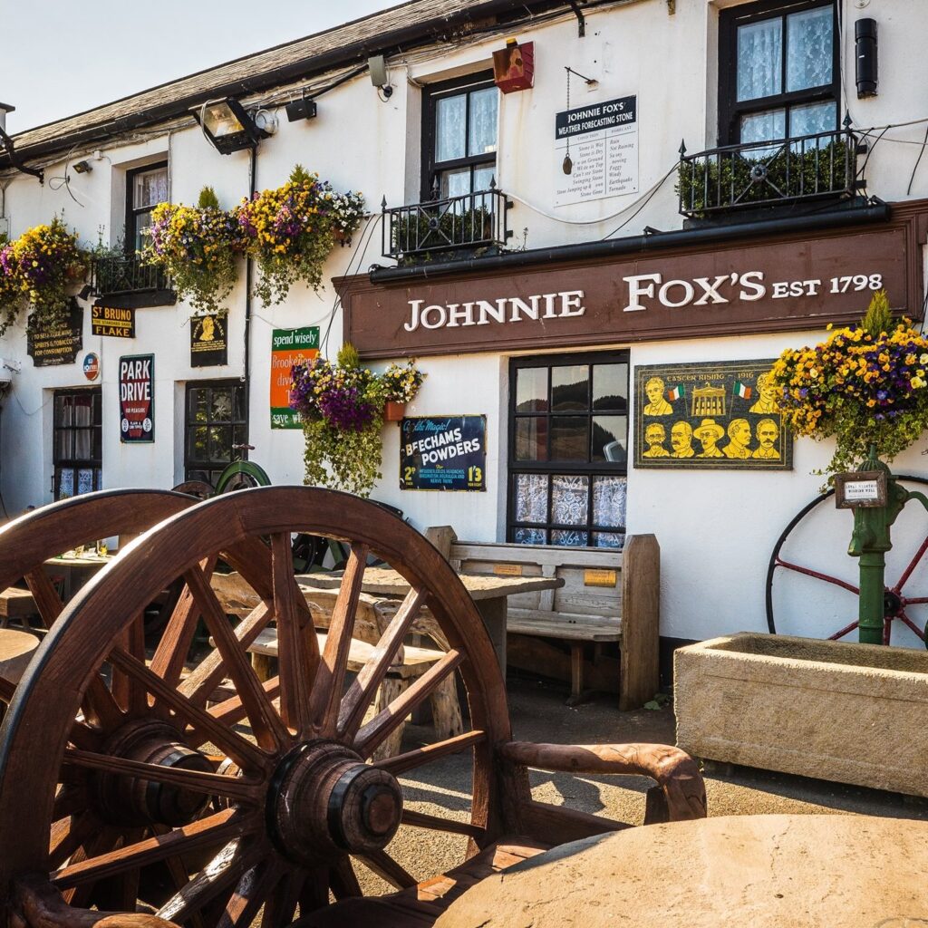 Johnnie Fox's is one of the best bars in Ireland.