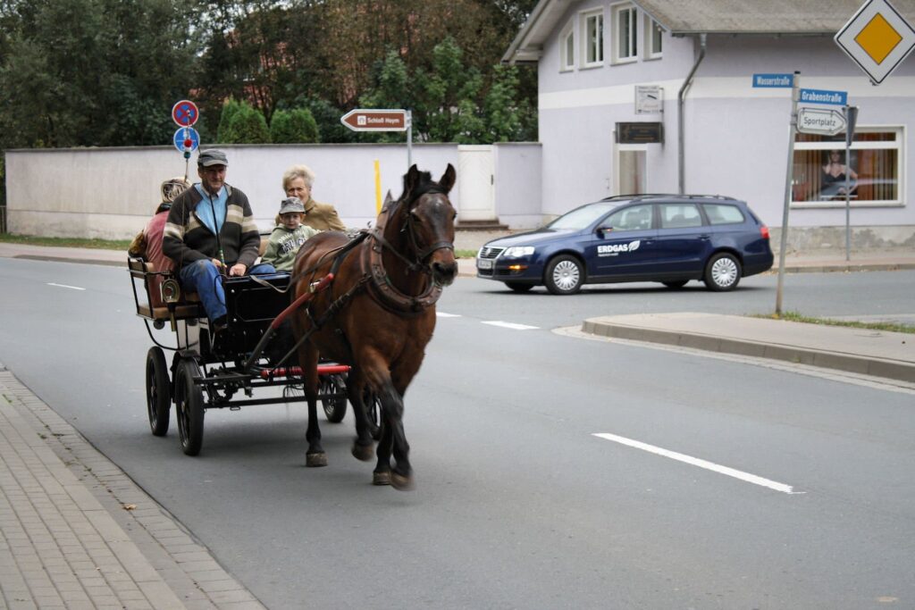 One of the most common misconceptions about the Irish is that we all travel by pony and trap.