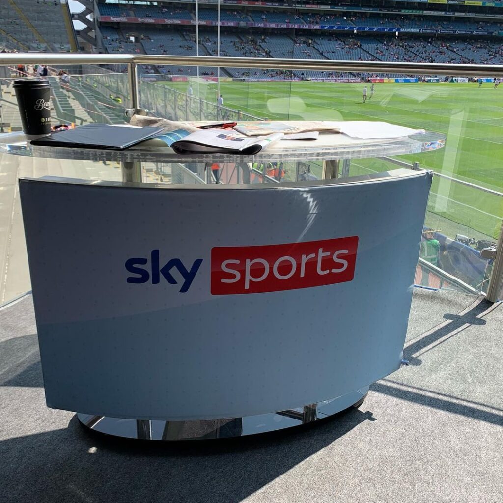 Sky Sports will broadcast the game.