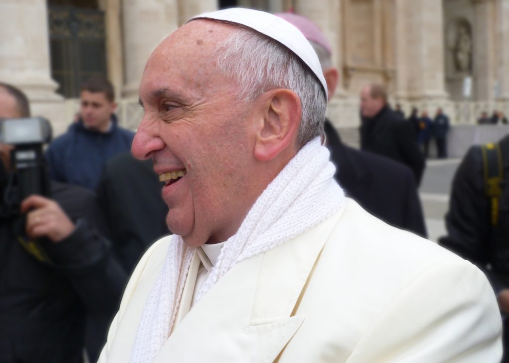 Pope Francis visited Ireland in 2018.