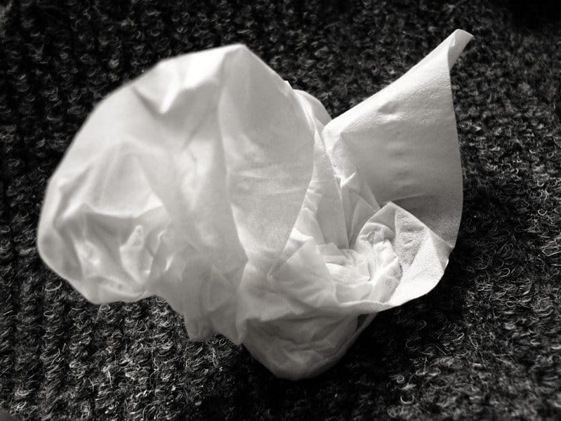 The tissue used by Taylor Swift went on sale on eBay.