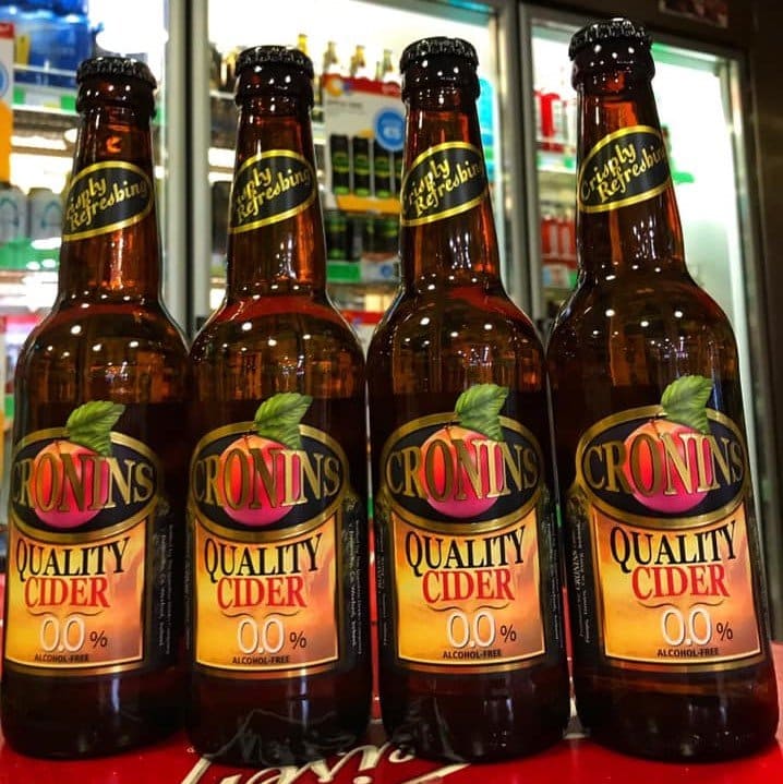 Try out Cronins Alcohol-Free Cider.