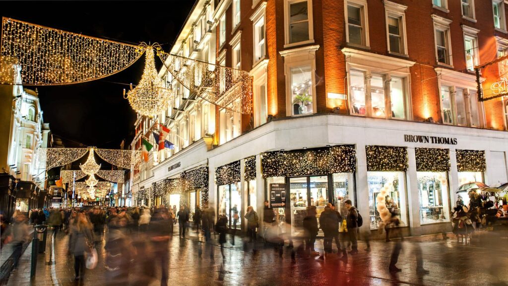 Grafton Street is one of the famous movie locations in Ireland.