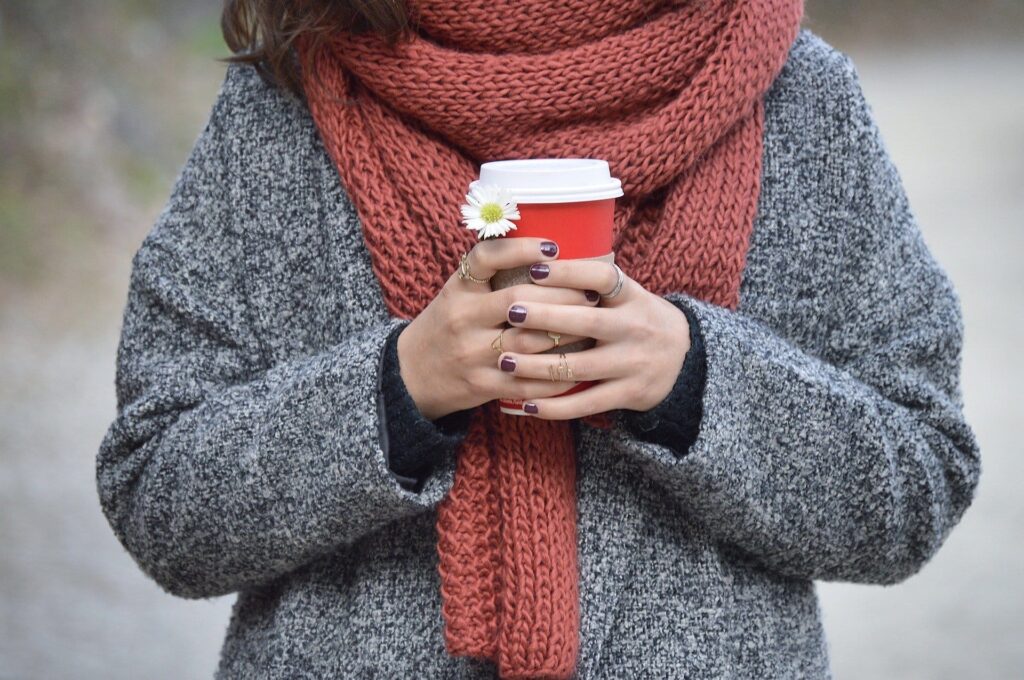 Scarves will keep you warm and cosy through the Irish winter.