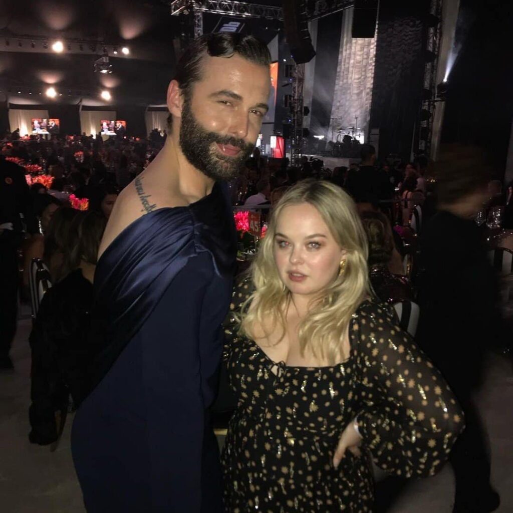 Coughlan is good friends with Jonathan Van Ness