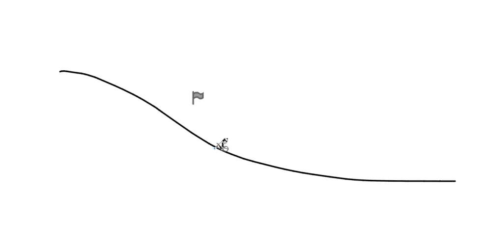 Line Rider is a hugely popular online game.