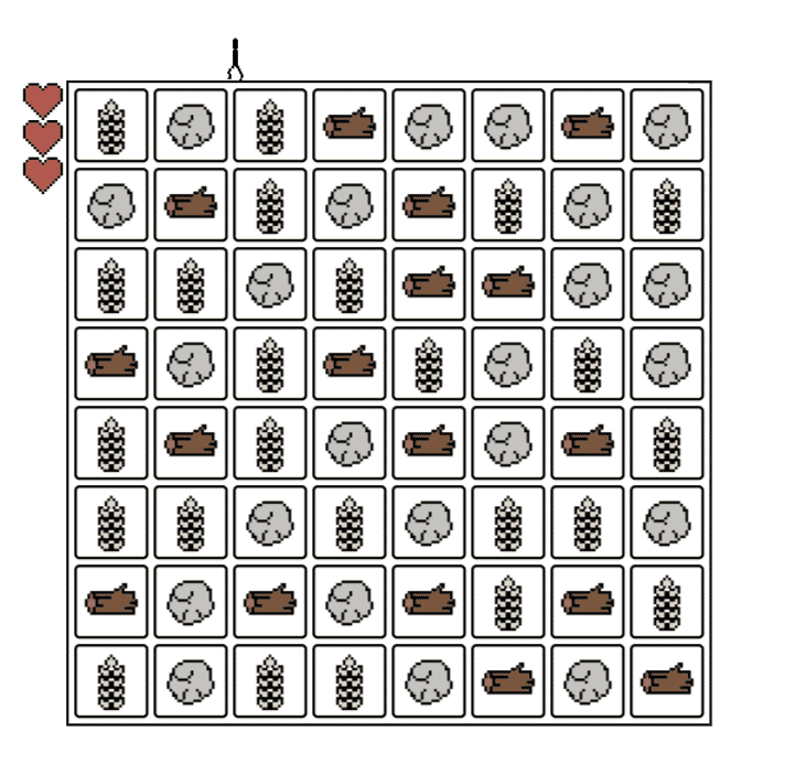 GridLand is a match three game with a twist.